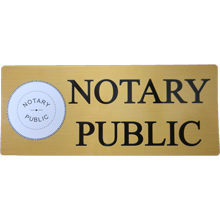DECAL-NP - Notary Public Decal