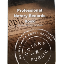 NRB-HC - Professional Notary Records Book&trade;
<b style="color:#548A07;">Hard Cover</b>